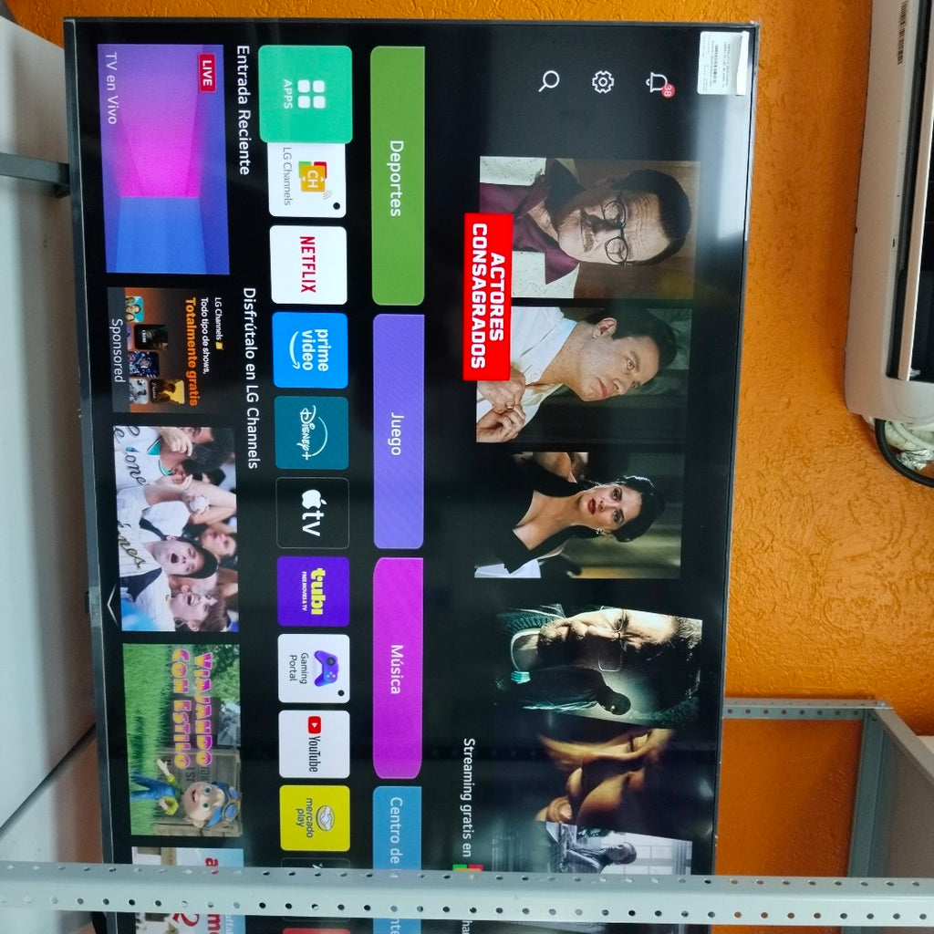 PANTALLA LG 55UR7800PSB (2024) 55" LED 4K (SEMINUEVO)