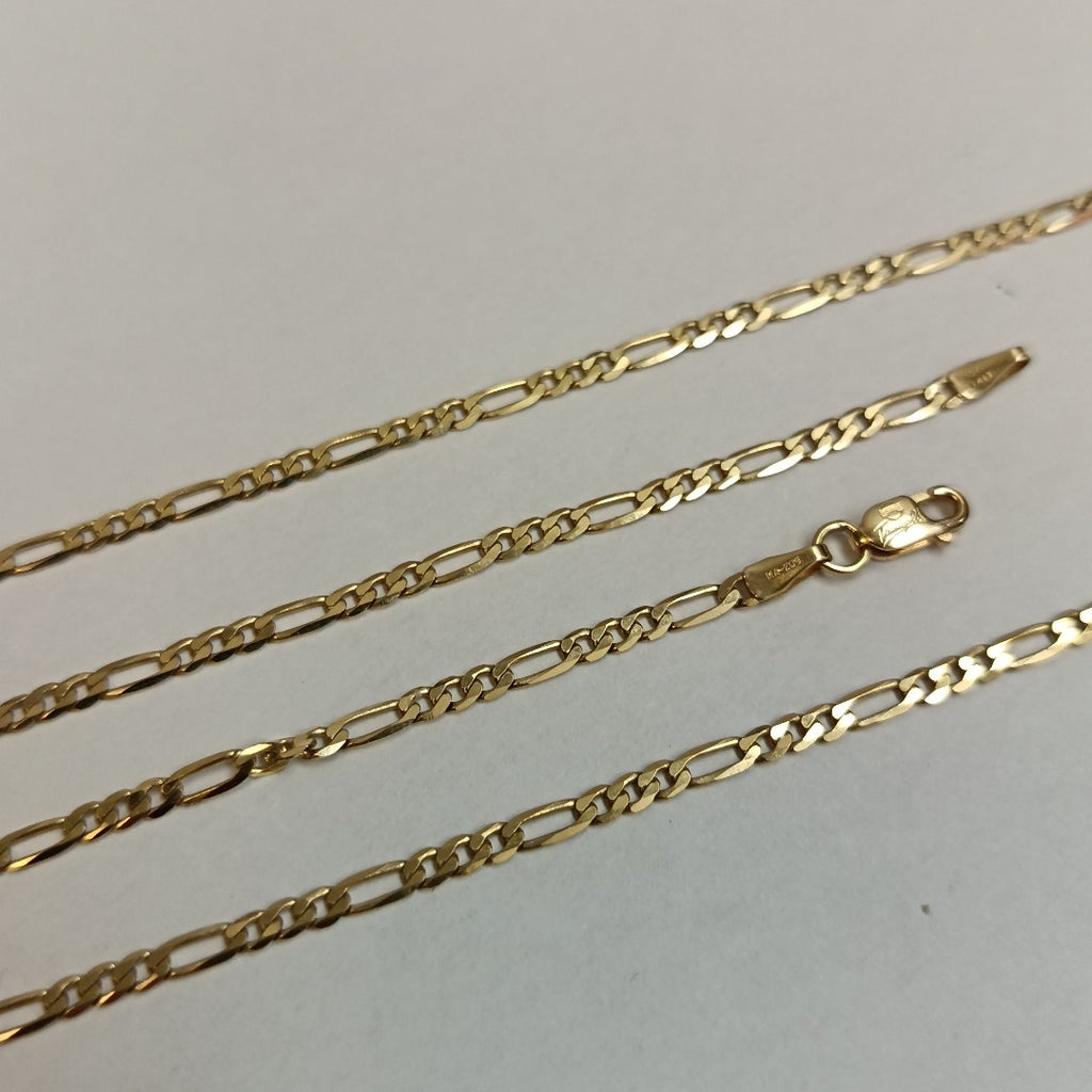 CADENAS CARTIER 3 1 AMARILLA ORO 10K 4.5 (NUEVO)