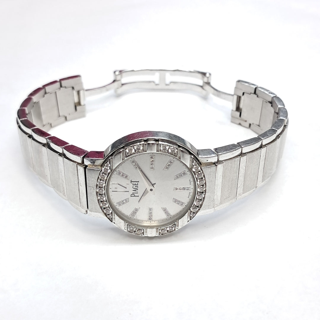 RELOJ CAJA Y PULSO ORO ORO BLANCO 18 K 99,00 GRMS (SEMINUEVO)