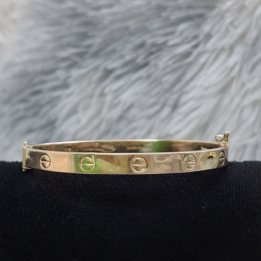 PULSERA RIGIDA ORO 10 K 5,50 GRMS (SEMINUEVO)