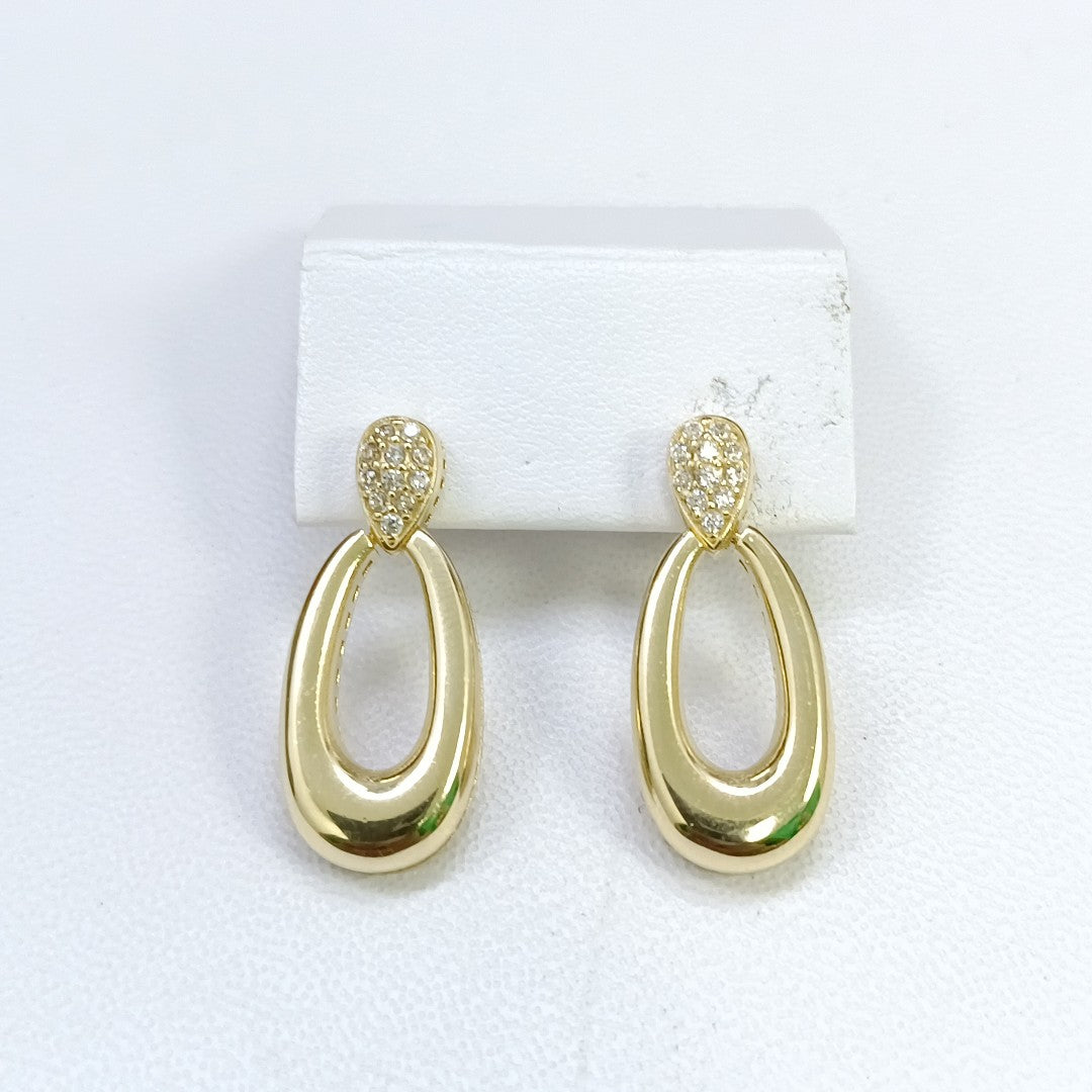 BROQUELES ORO 14K 4.3 (NUEVO)