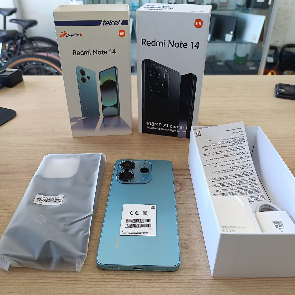 CELULAR XIAOMI REDMI NOTE 14 24117RN76L (2025) 256 GB 8 GB RAM (SEMINUEVO)