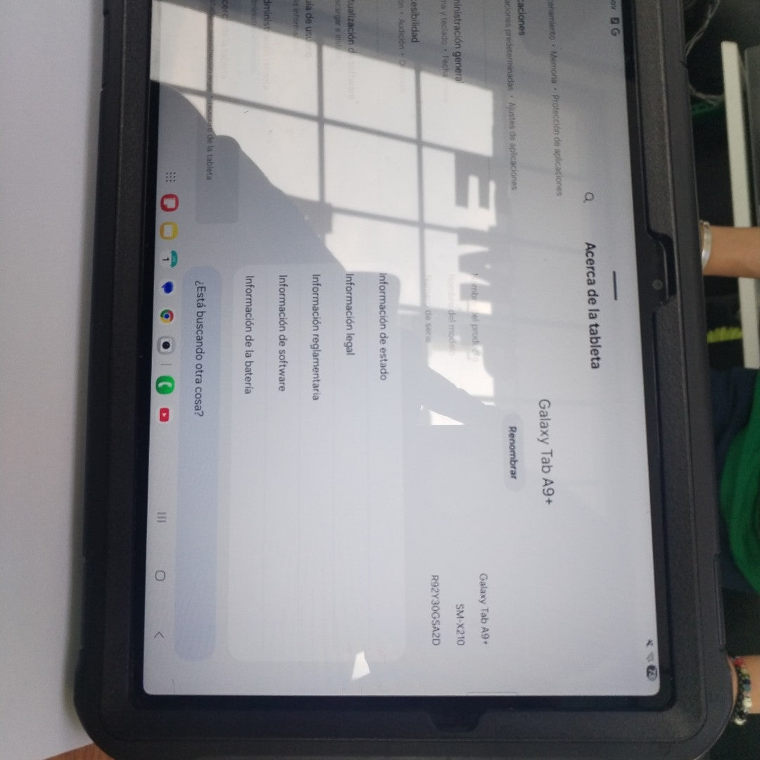 TABLETA SAMSUNG GALAXY TAB A9+ SM-X210 (2023) 128 GB 8 GB RAM (SEMINUEVO)