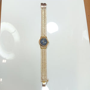 RELOJ CAJA ACERO PULSO ORO. ORO. 8 K 24.7 GRMS (SEMINUEVO)