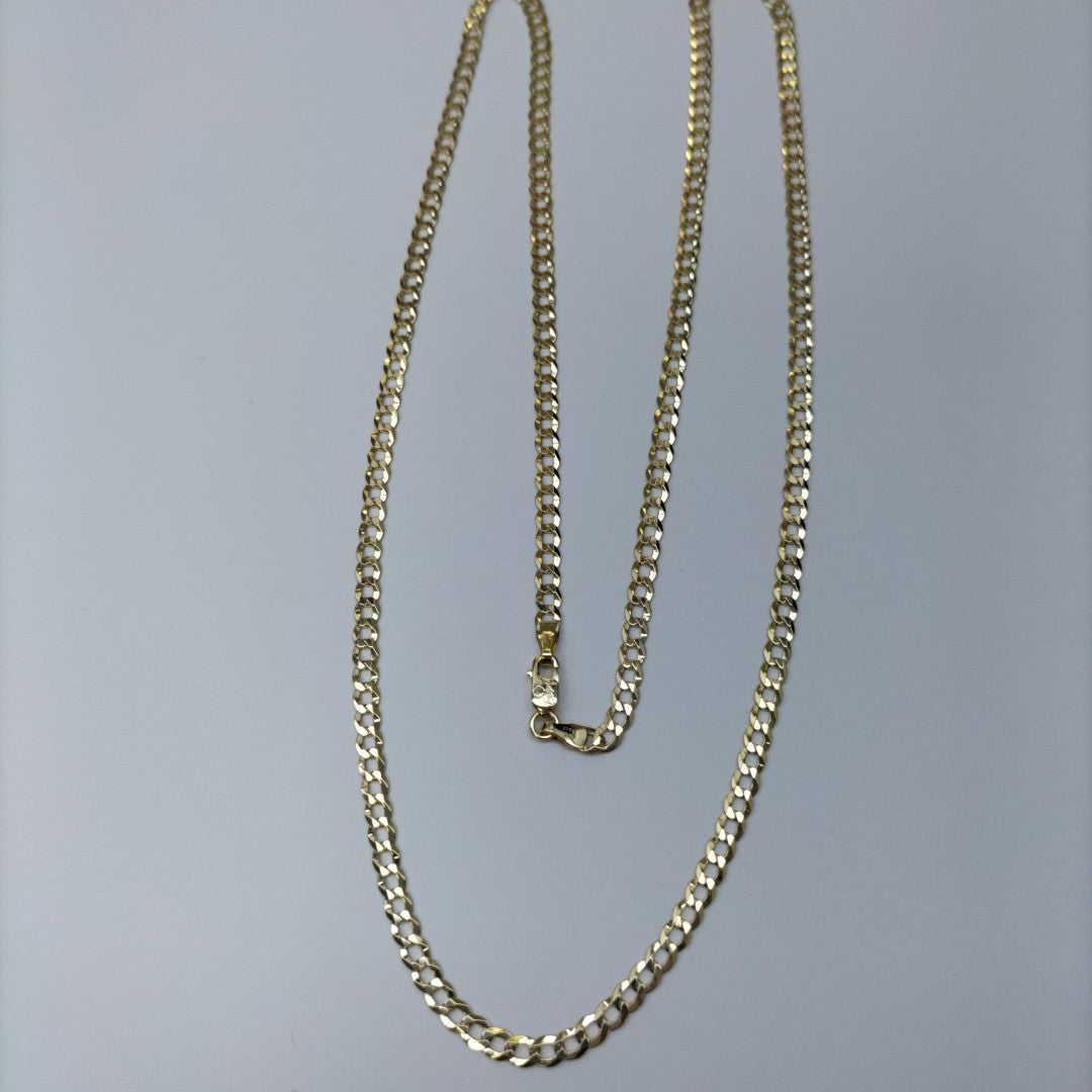 CADENAS BARBADA AMARILLA ORO 14K 7.1 (NUEVO)