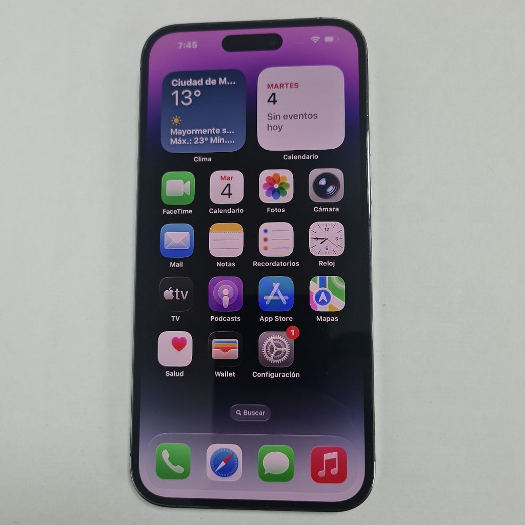 CELULAR APPLE IPHONE 14 PRO MAX A2893 256 GB 6 GB RAM (SEMINUEVO)