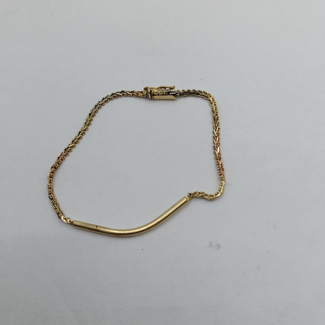 PULSERA. ORO. 14 K 5.6 GRMS (SEMINUEVO)