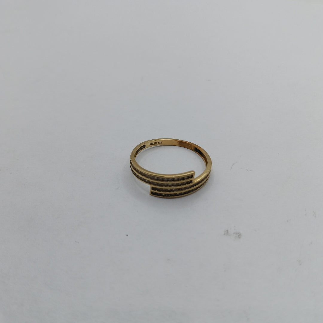 ANILLO. ORO. 14 K 2 GRMS (SEMINUEVO)