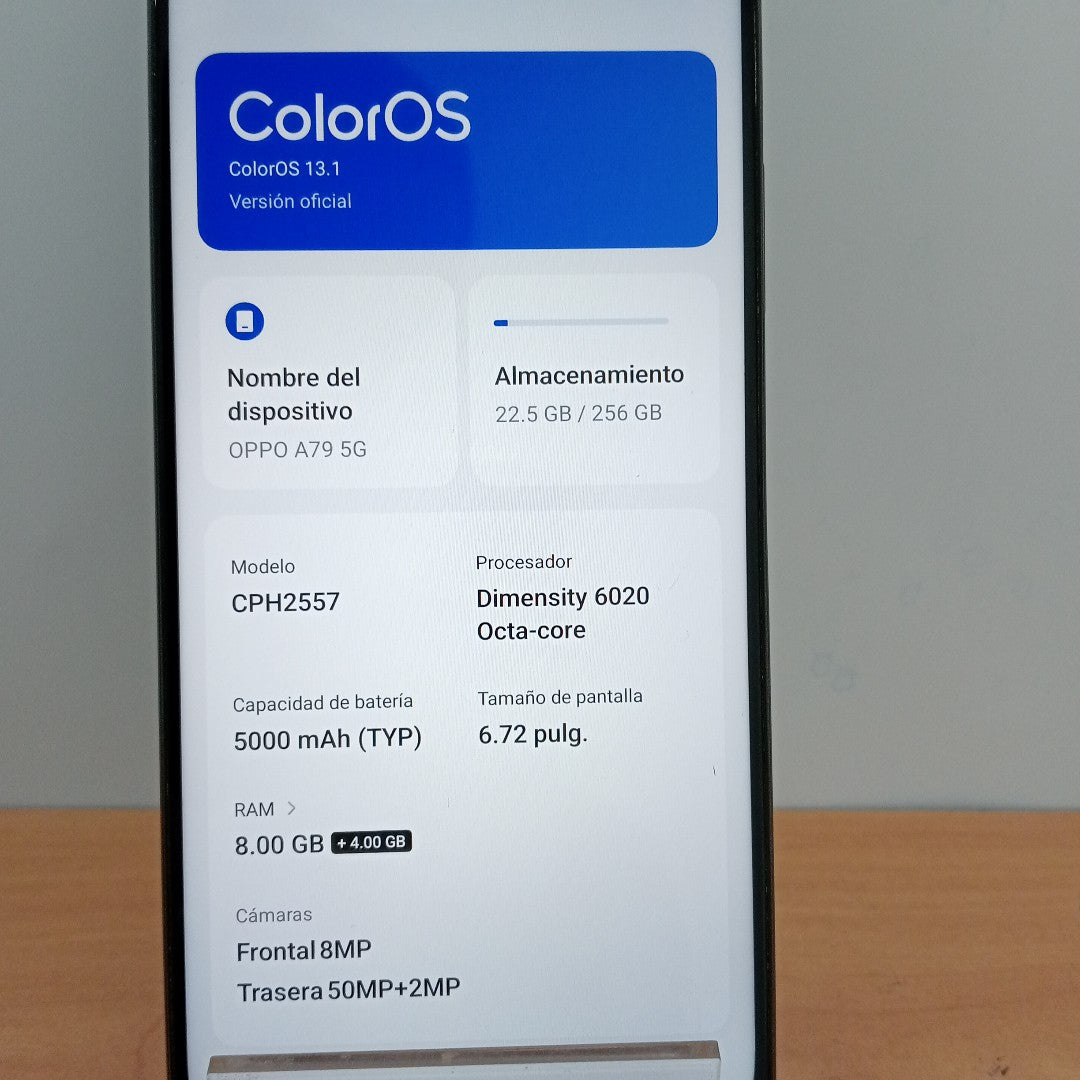 CELULAR OPPO  A79 CPH2557 (2023) 256 GB 8 GB RAM (SEMINUEVO)