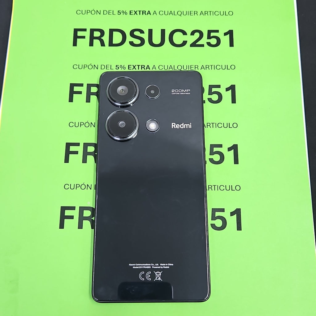 CELULAR XIAOMI REDMI NOTE 13 PRO 23117RA68G (2023) 256 GB 8 GB RAM (SEMINUEVO)