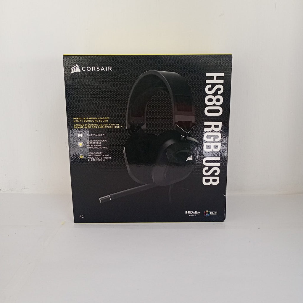 AUDIFONOS CORSAIR HS80 RGB INALAMBRICO OVER EAR (SEMINUEVO)