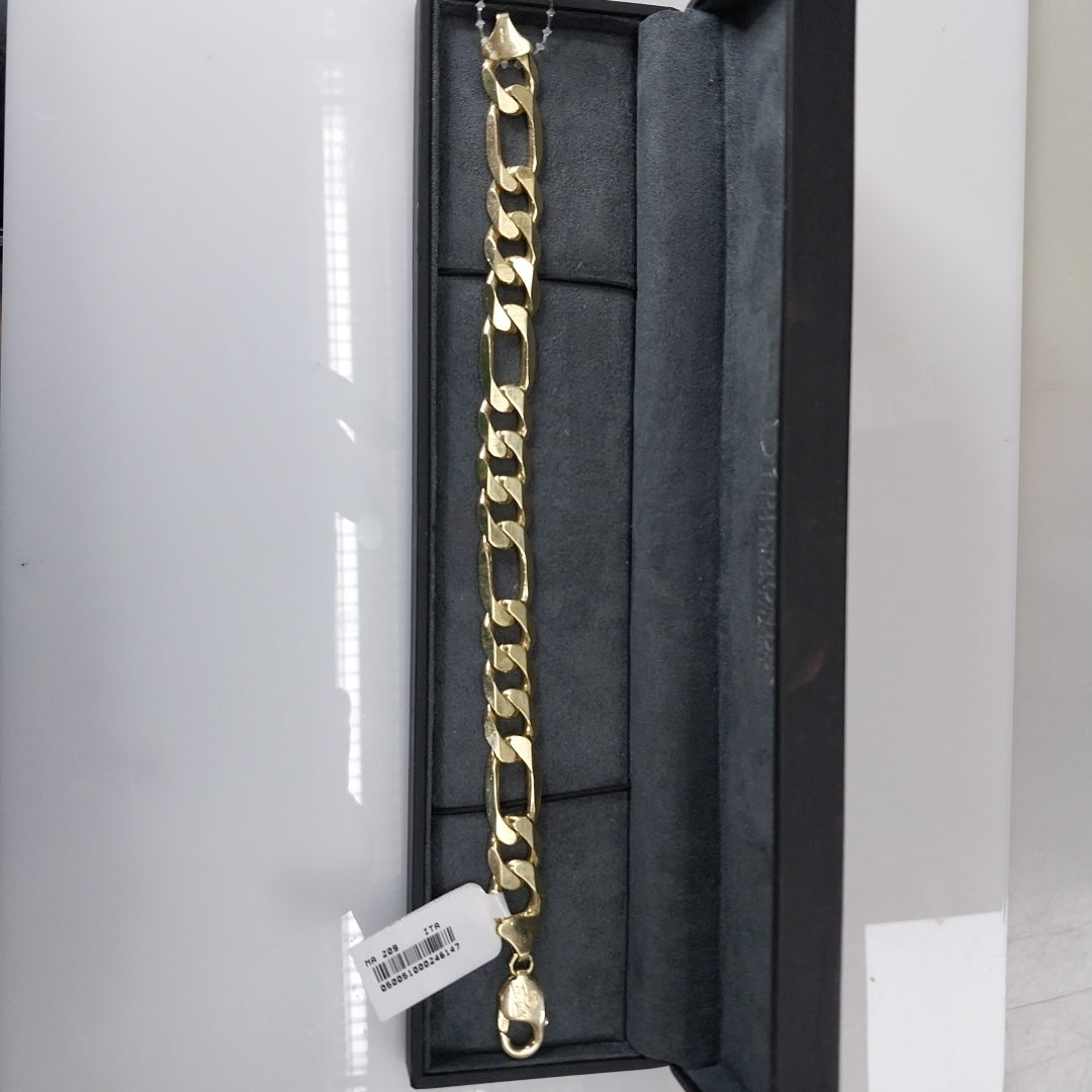 PULSERAS CABALLERO CARTIER 3 1 AMARILLA ORO 14K 38.7 (NUEVO)