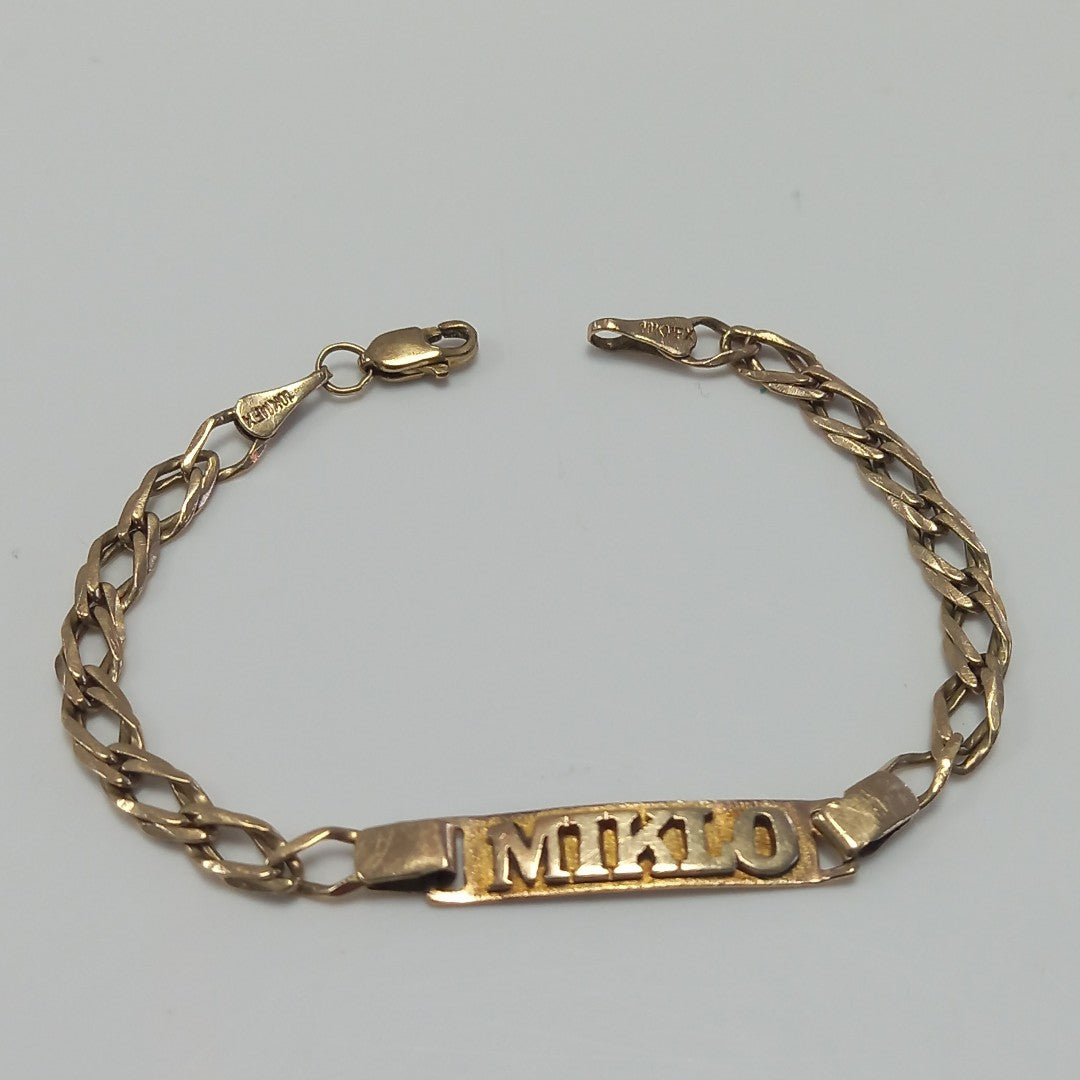 ESCLAVA. ORO. 10 K 3.9 GRMS (SEMINUEVO)