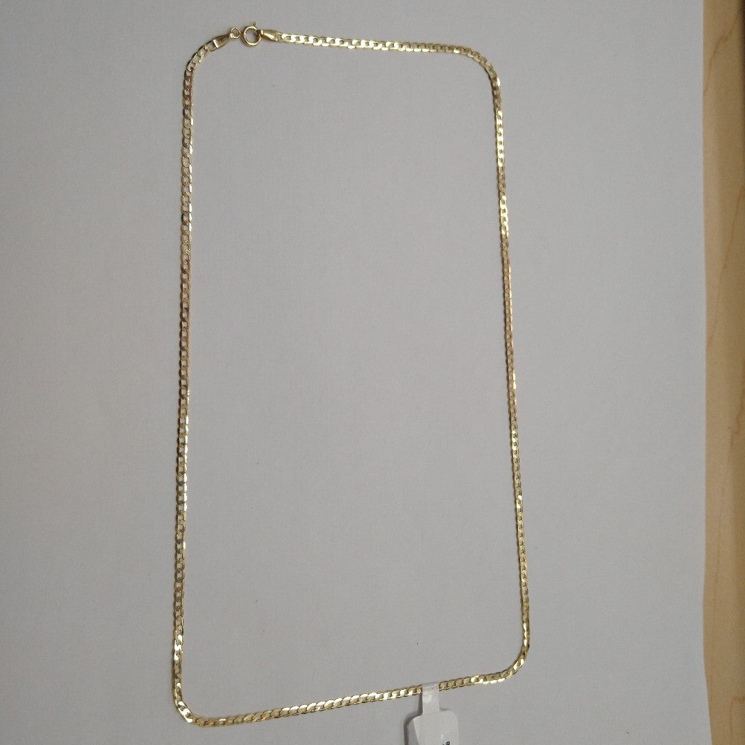 CADENAS BARBADA AMARILLA ORO 10K 3.2 (NUEVO)