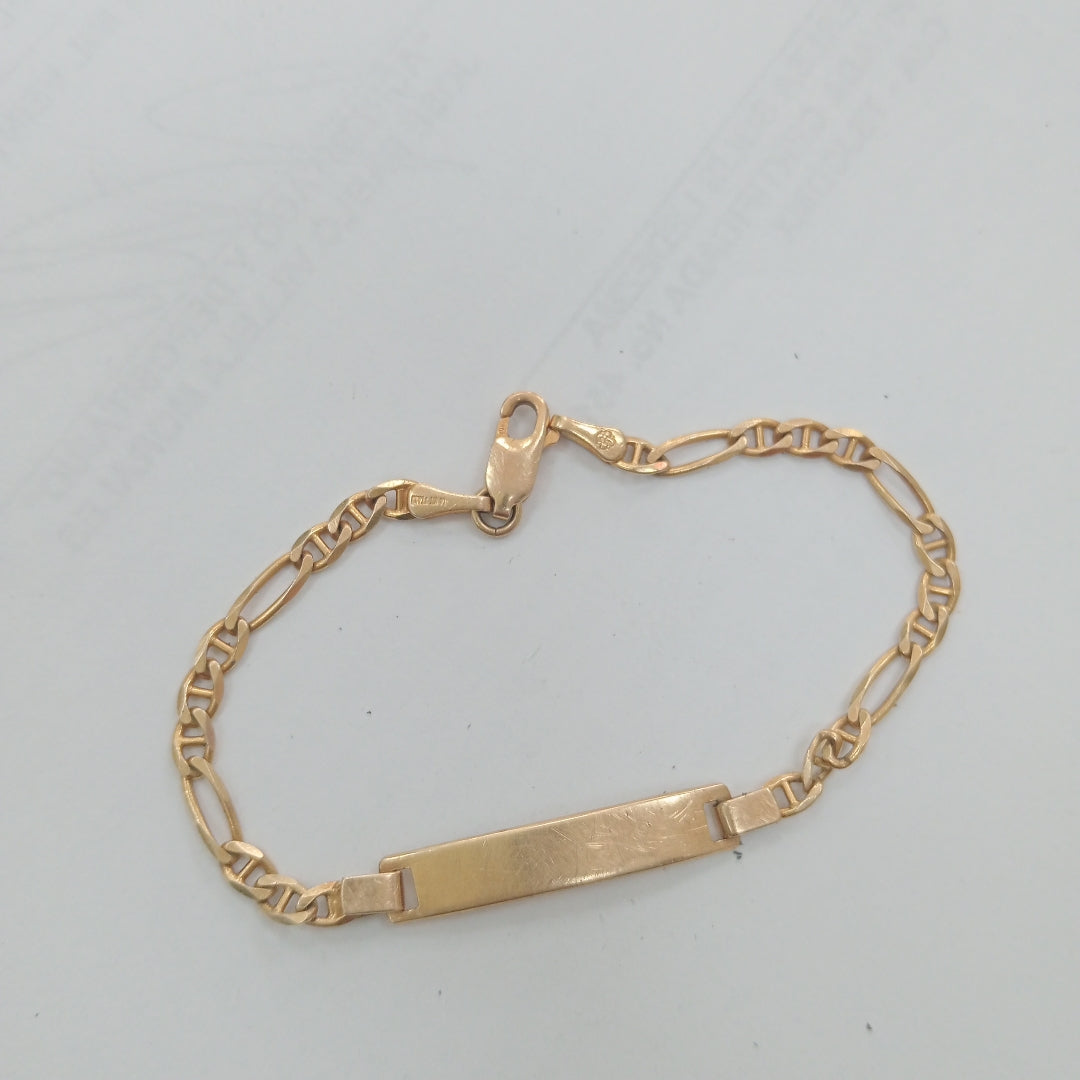 ESCLAVA. ORO. 10 K 3.7 GRMS (SEMINUEVO)