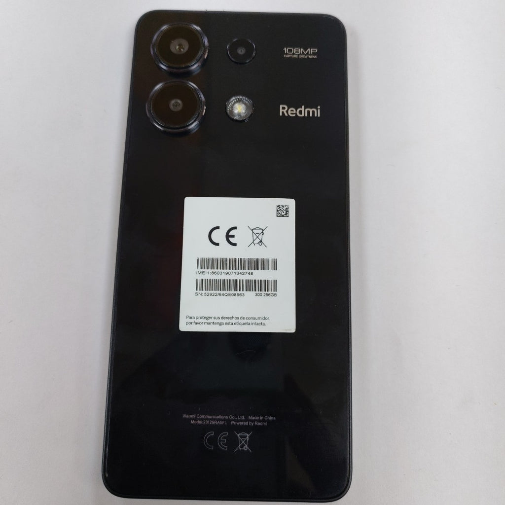 CELULAR XIAOMI REDMI NOTE 13 23129RA5FL (2024) 256 GB 8 GB RAM (SEMINUEVO)