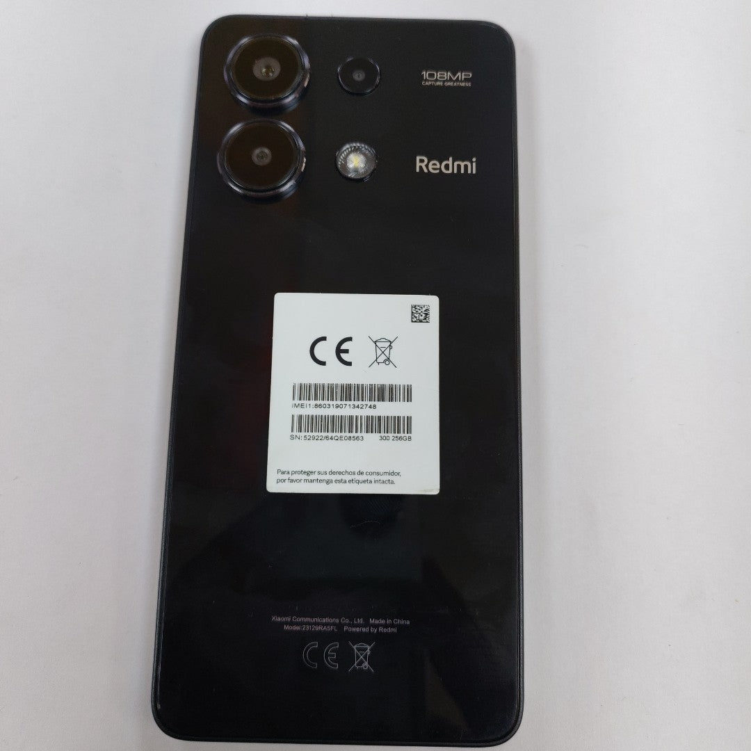 CELULAR XIAOMI REDMI NOTE 13 23129RA5FL (2024) 256 GB 8 GB RAM (SEMINUEVO)