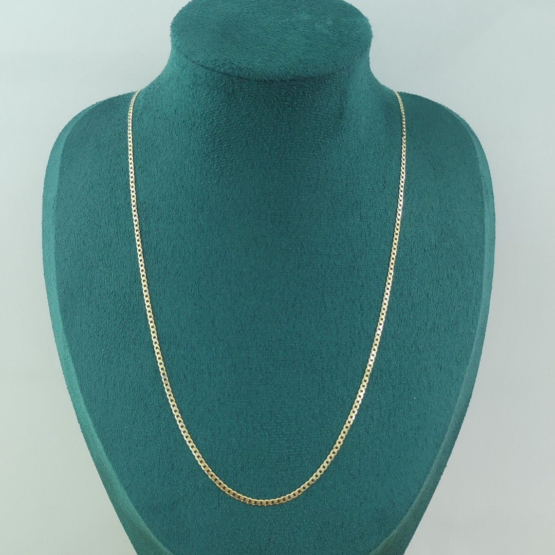 CADENAS BARBADA AMARILLA ORO 10K 2.5 (NUEVO)