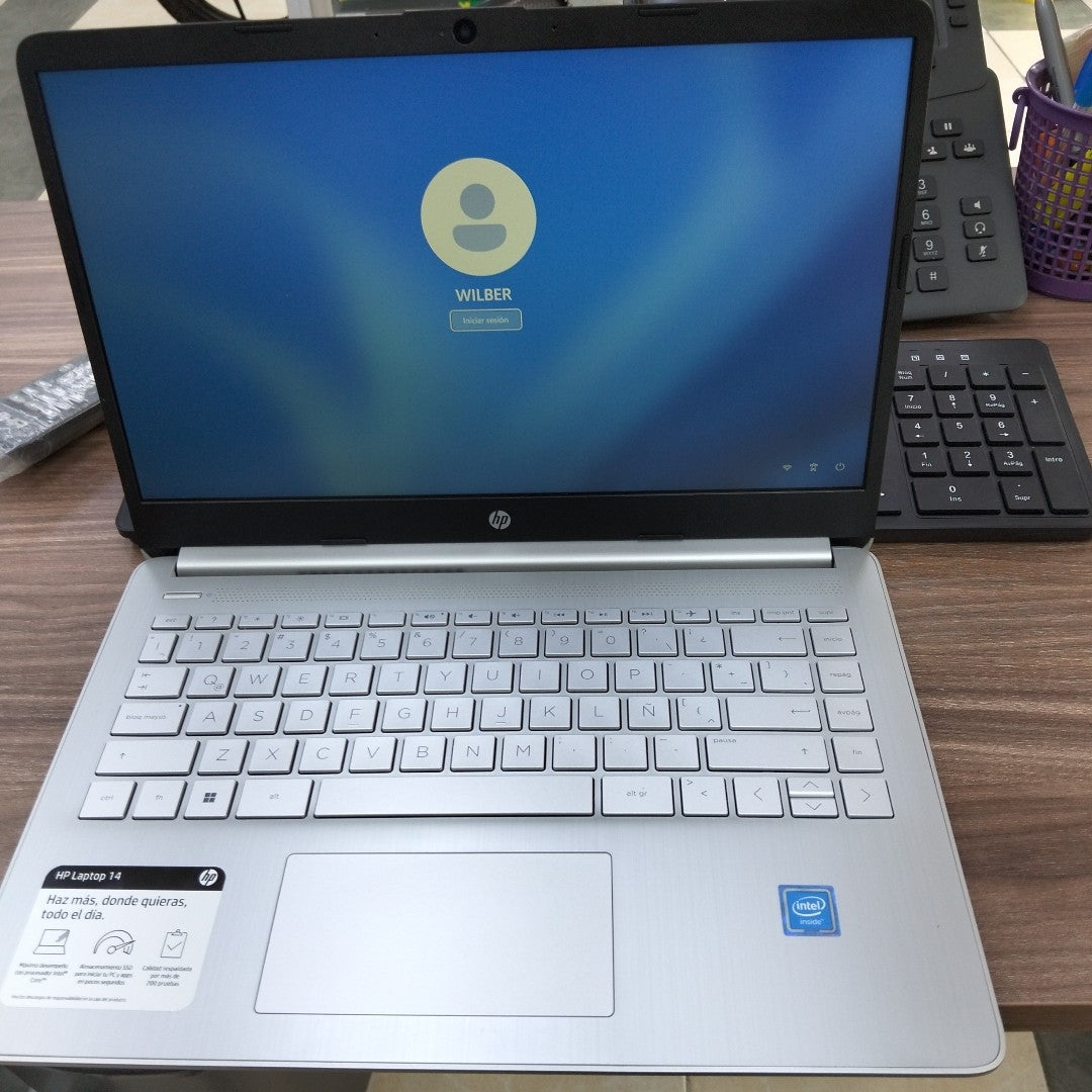 LAPTOP HP 14-DQ0530LA(2024) 256 GB SSD 8 GB RAM (SEMINUEVO)