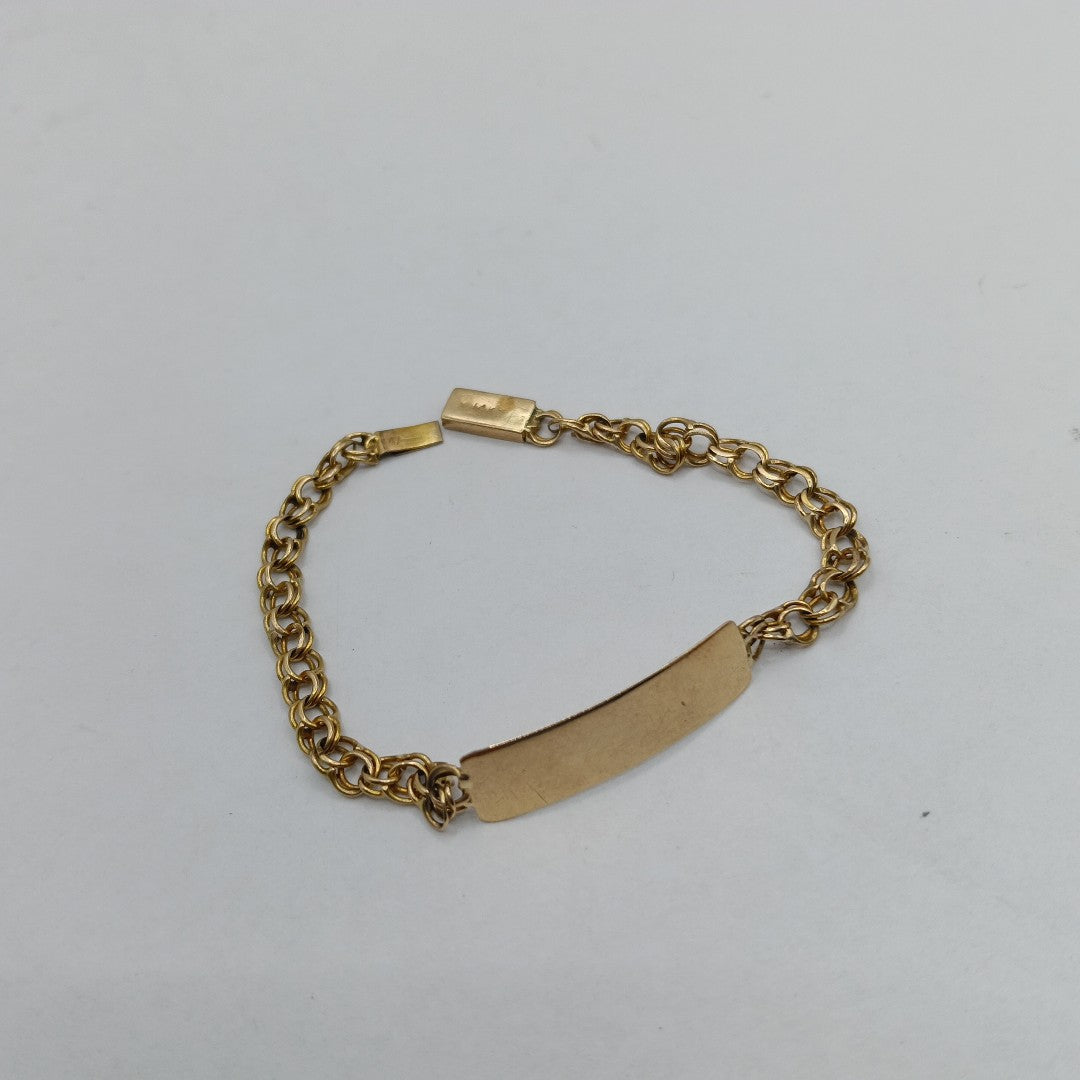 ESCLAVA. ORO. 14 K 3.8 GRMS (SEMINUEVO)