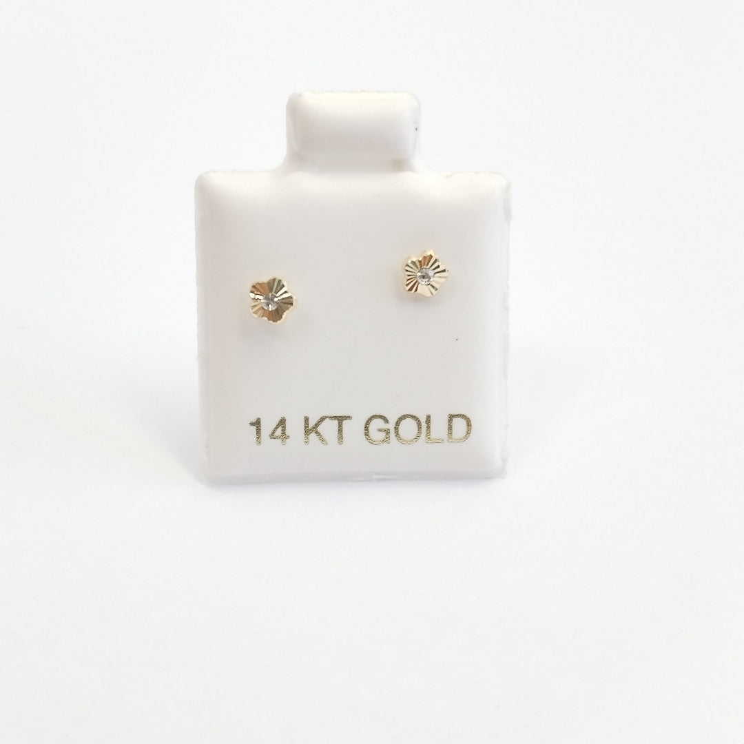 BROQUELES ORO 14K 1 (NUEVO)