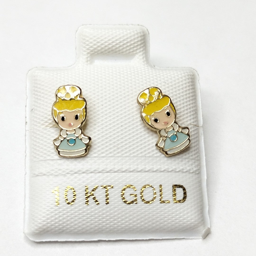 BROQUELES ORO 10K 1 (NUEVO)