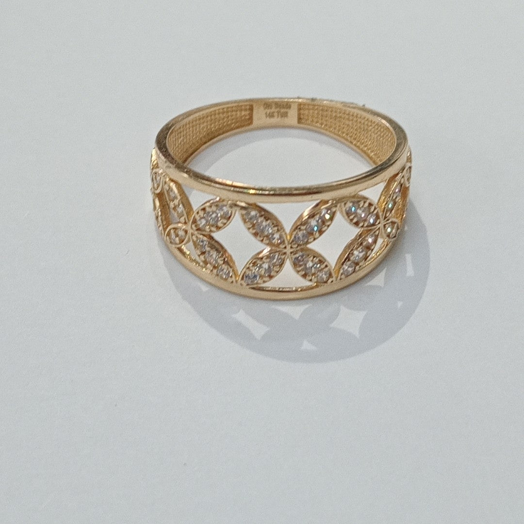 ANILLOS DAMA ORO 14K 2 (NUEVO)