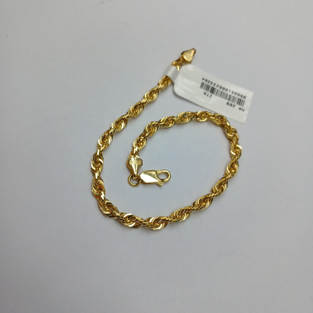 PULSERAS CABALLERO TORSAL ORO 14K 9.1 (NUEVO)