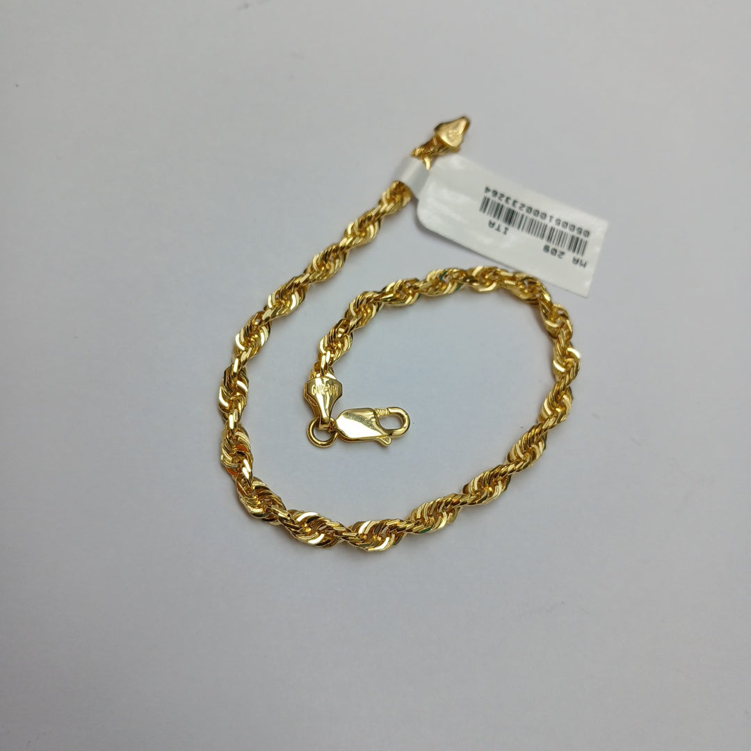 PULSERAS CABALLERO TORSAL ORO 14K 9.1 (NUEVO)