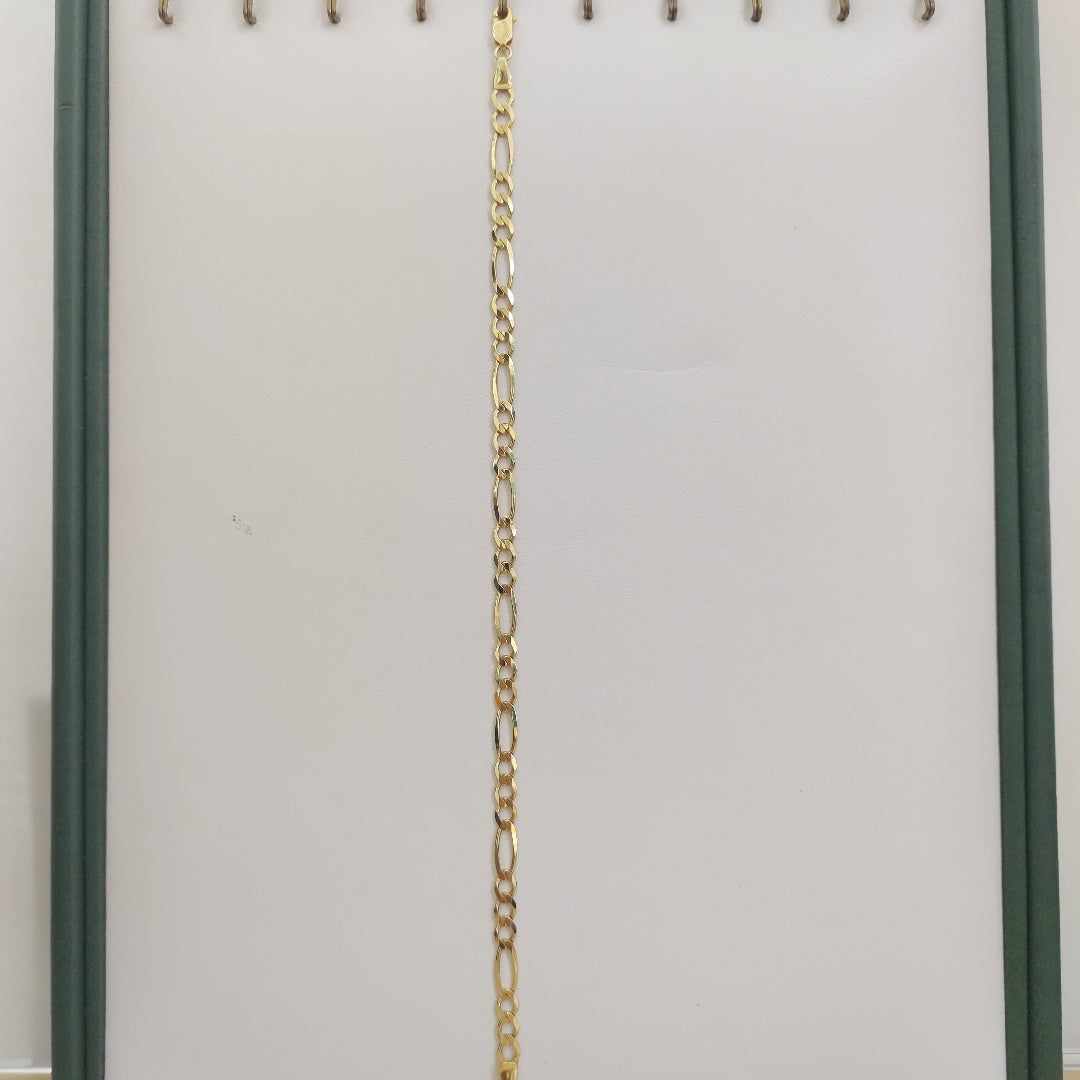 PULSERAS CABALLERO CARTIER 3 1 AMARILLA ORO 14K 4.9 (NUEVO)