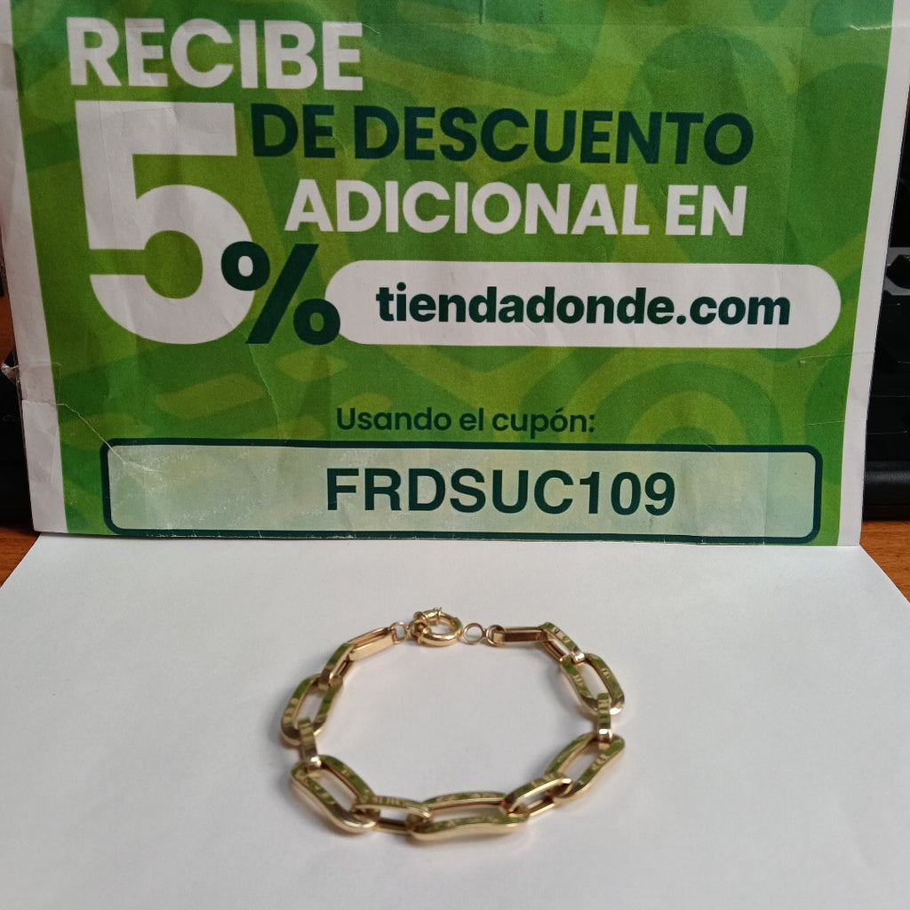 PULSERAS DAMA ORO 14K 6.7 (NUEVO)