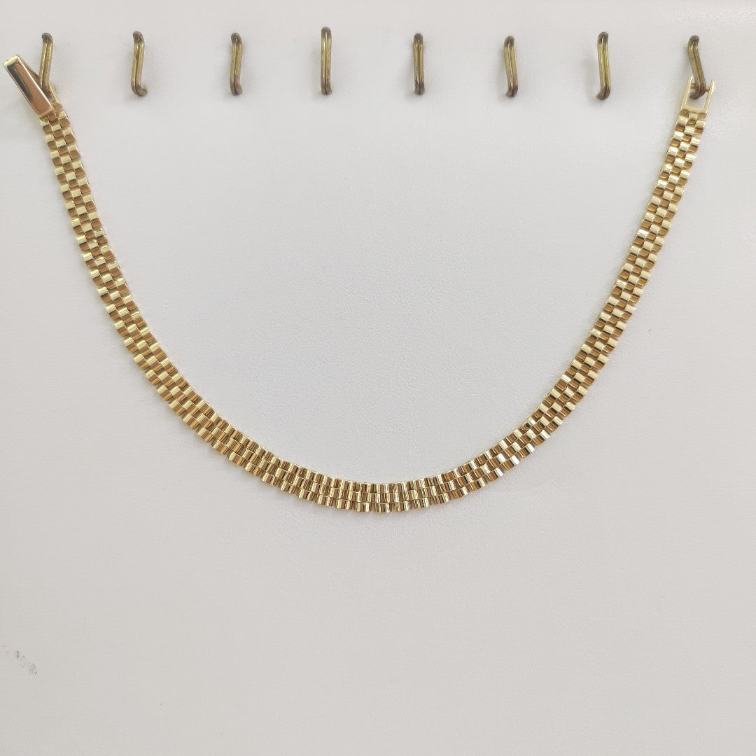 PULSERAS CABALLERO ORO 14K 8.4 (NUEVO)