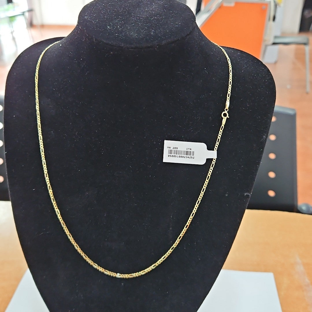 CADENAS CARTIER 3 1 AMARILLA ORO 14K 3.3 (NUEVO)