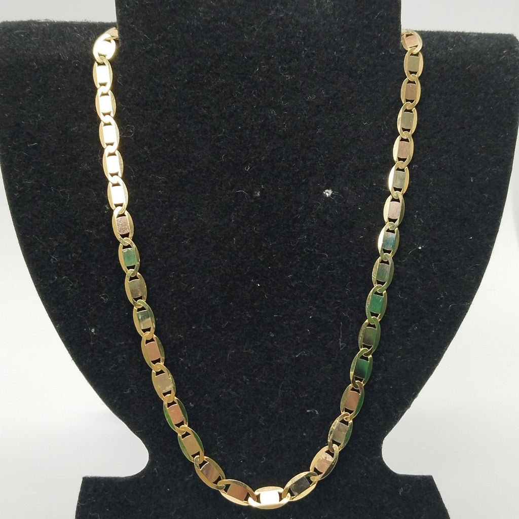 CADENAS VALENTINA/ESPEJO ORO 14K 10.5 (NUEVO)