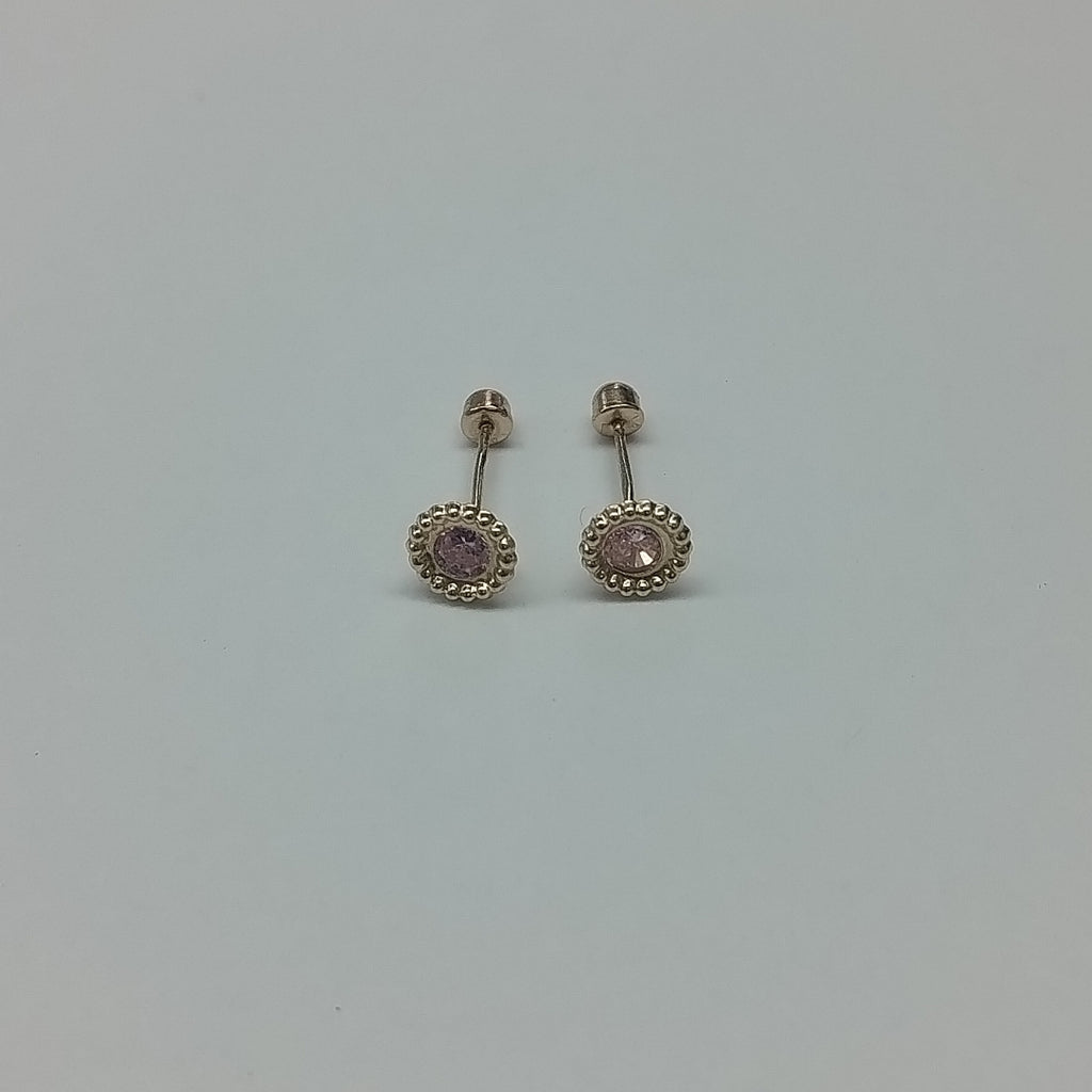 BROQUELES ORO 14K 1 (NUEVO)