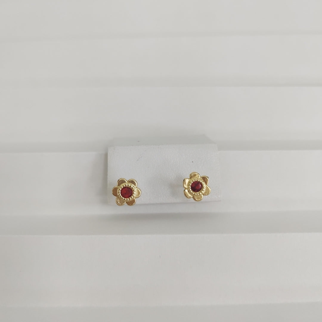 BROQUELES ORO 14K 1 (NUEVO)