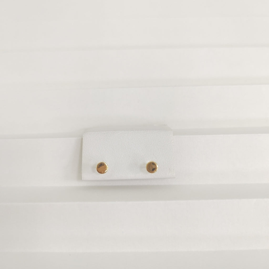 BROQUELES ORO 14K 1 (NUEVO)