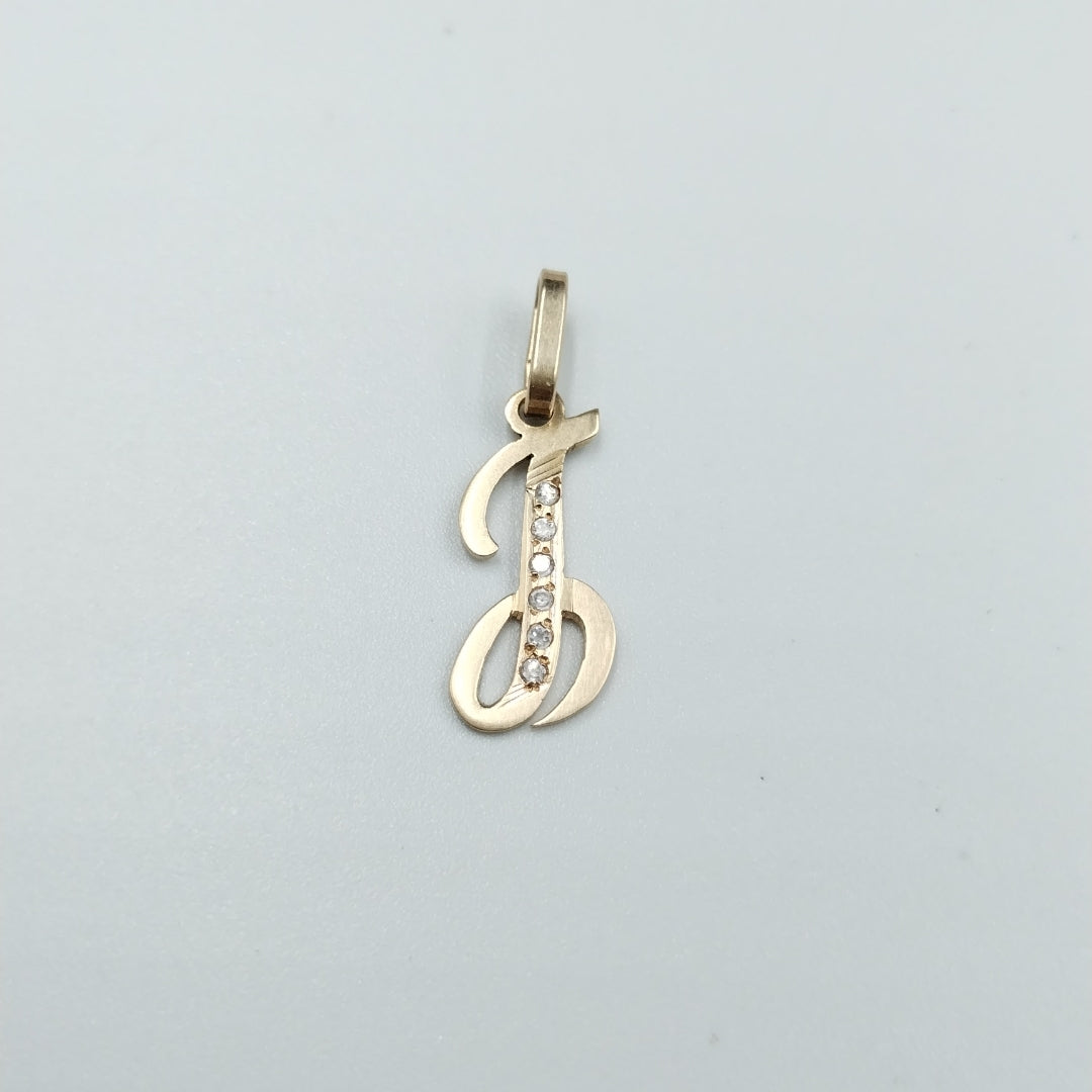 K1 0,80 GRMS 10 K ESPECIFICACIONES COMPLEMENTARIAS DIJE LETRA L CIRCONIA (SEMINUEVO)
