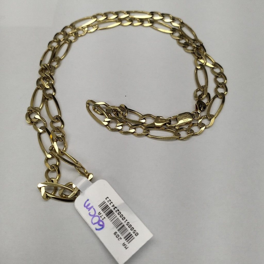 CADENAS CARTIER 3 1 AMARILLA ORO 14K 23.5 (NUEVO)