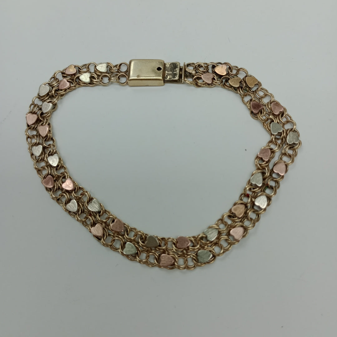 PULSERA. ORO. 10 K 8.7 GRMS (SEMINUEVO)