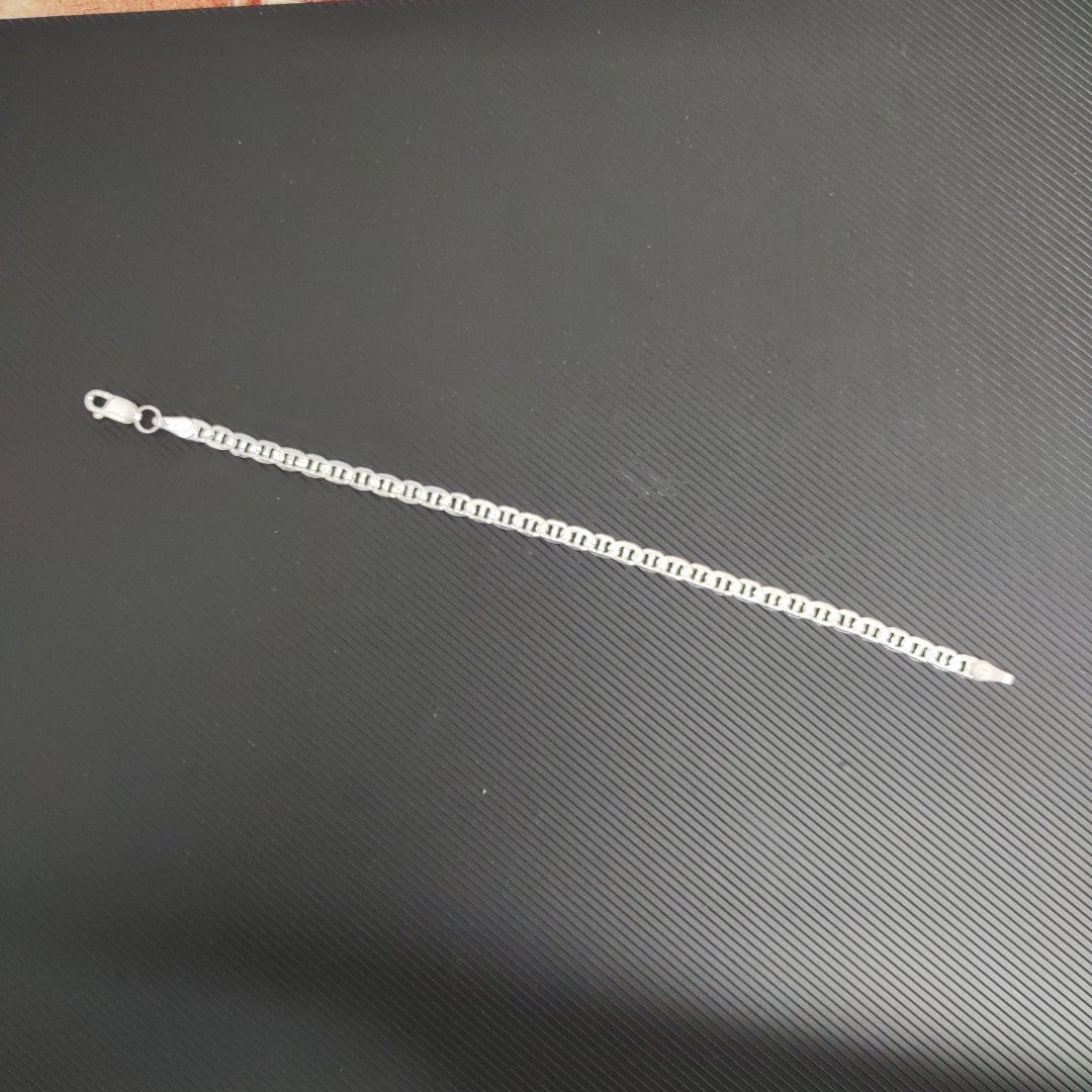 PULSERA TEJIDO MARINERO PLATA .925 4.2G (NUEVO)