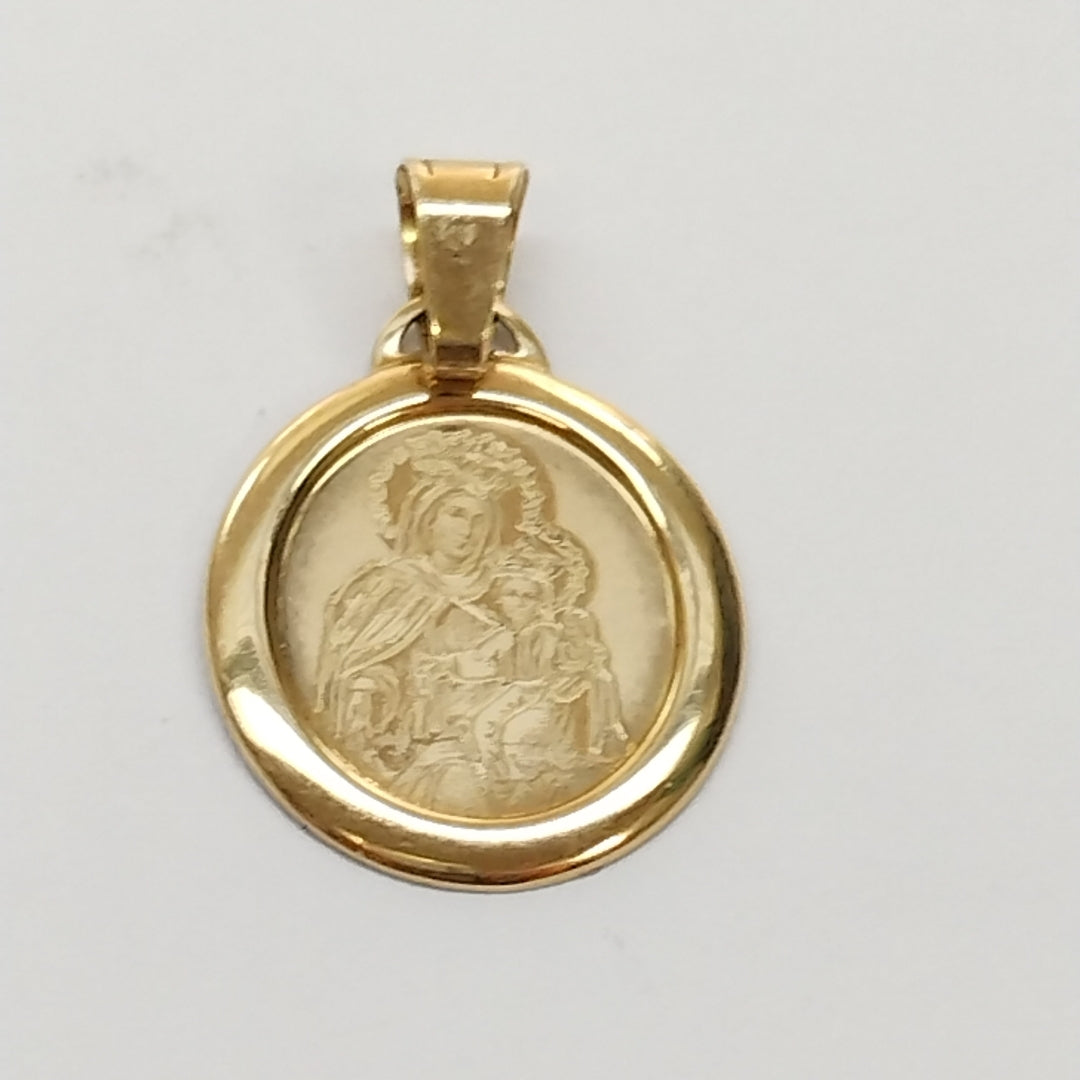 MEDALLA RELIGIOSA ORO 14 K 0,90 GRMS (SEMINUEVO)