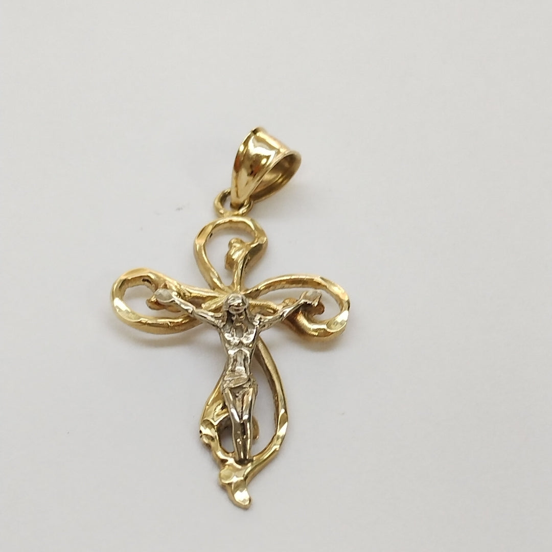 CRUCIFIJO. ORO. 14 K 2.7 GRMS (SEMINUEVO)