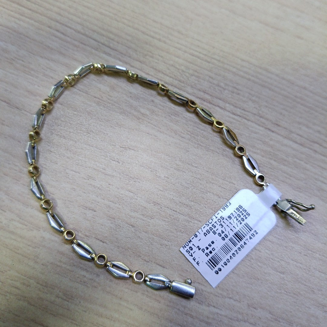 PULSERA. ORO. 14 K 8.5 GRMS (SEMINUEVO)