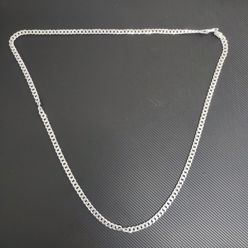 CADENA BARBADA PLATA .925 13.1G (NUEVO)