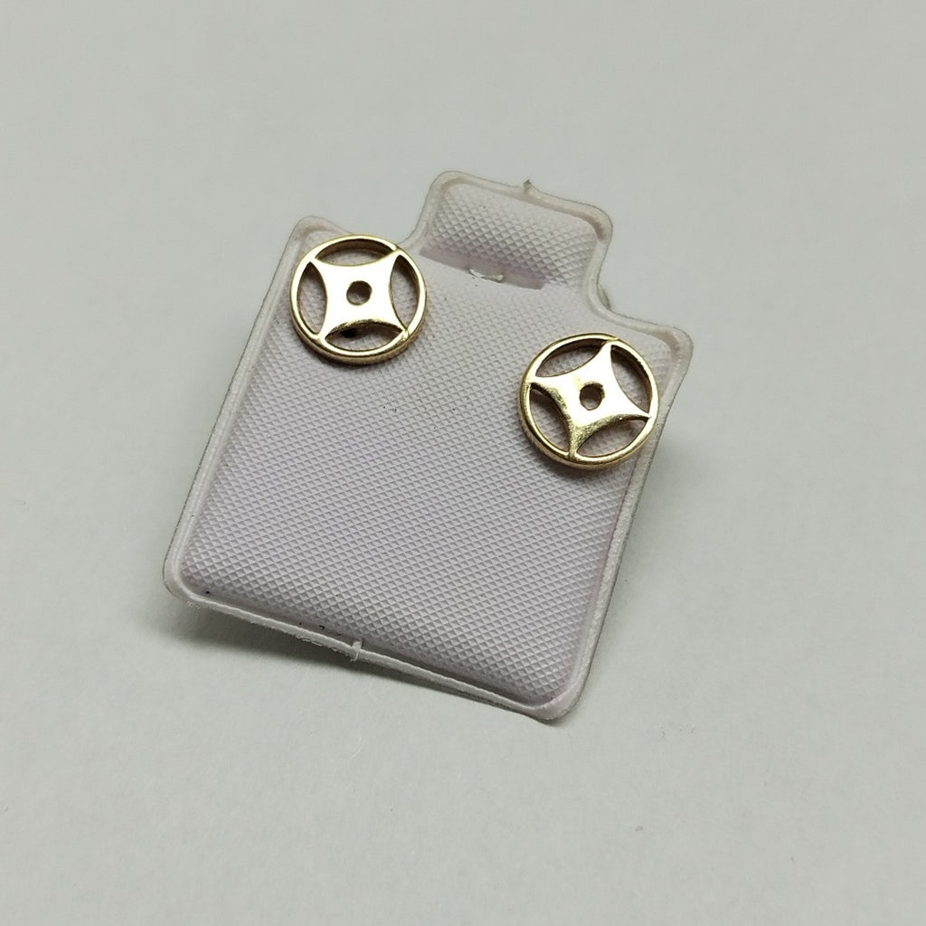 BROQUELES ORO 10K 1 (NUEVO)