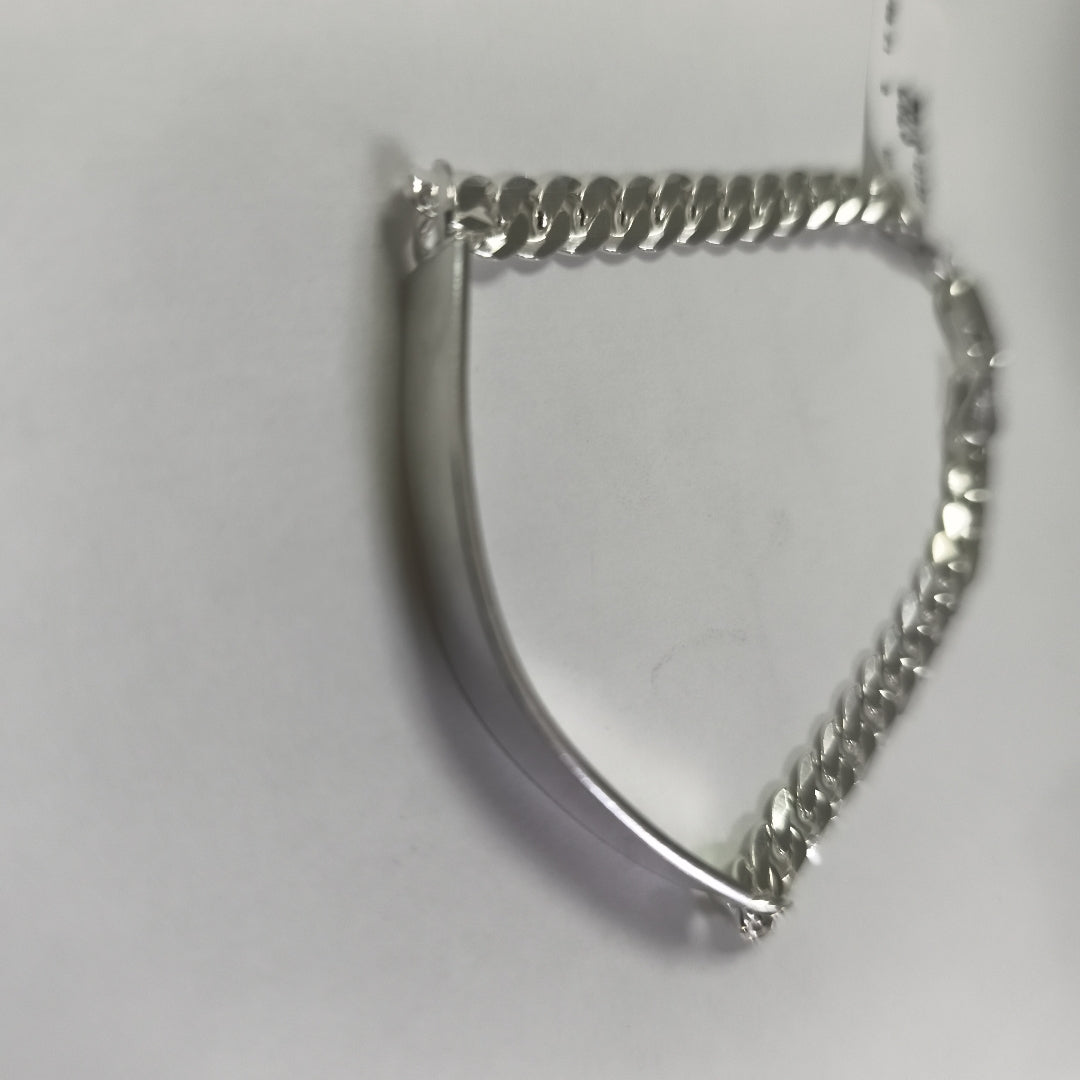 ESCLAVA BARBADA PLATA .925 12.9G (NUEVO)