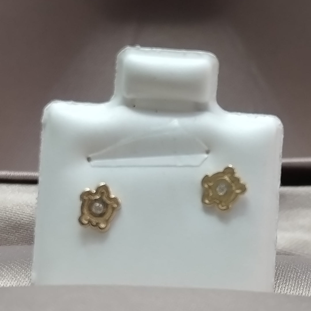 BROQUELES ORO 14K 1 (NUEVO)