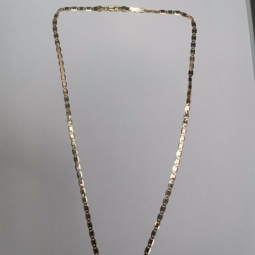 CADENAS VALENTINA/ESPEJO ORO 14K 10.7 (NUEVO)