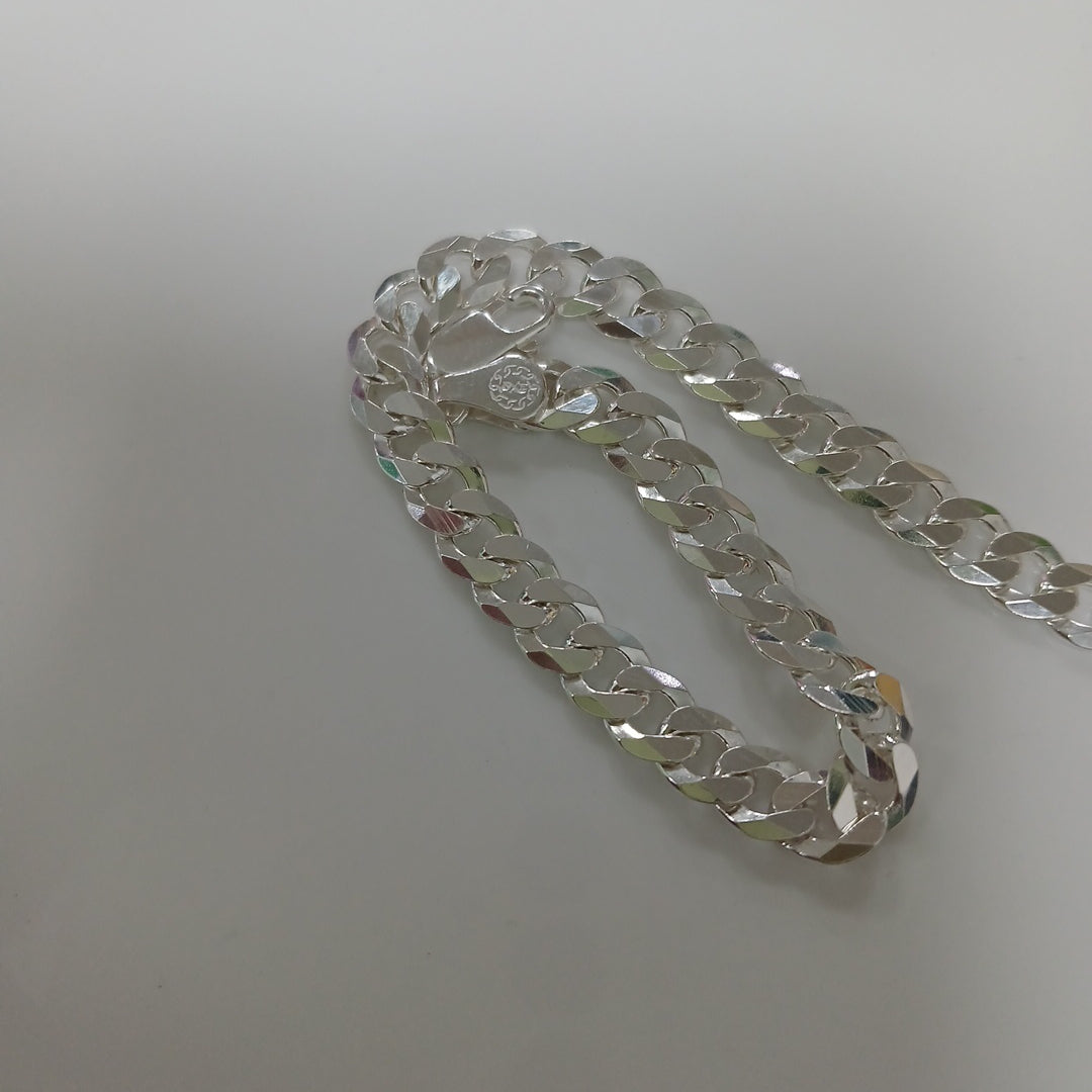 PULSERA BARBADA PLATA .925 10.4G (NUEVO)